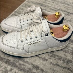Saint Laurent White and Black Men's Sneakers